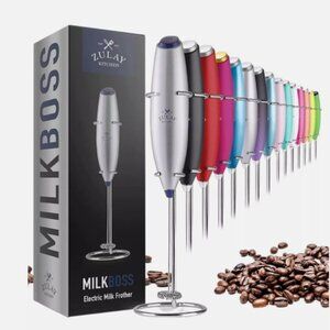 Powerful Milk Frother Wand - Ultra Fast Handheld Drink Mixer - Electric Whisk S